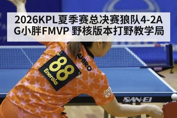 2026KPL夏季赛总决赛狼队4-2AG小胖FMVP 野核版本打野教学局